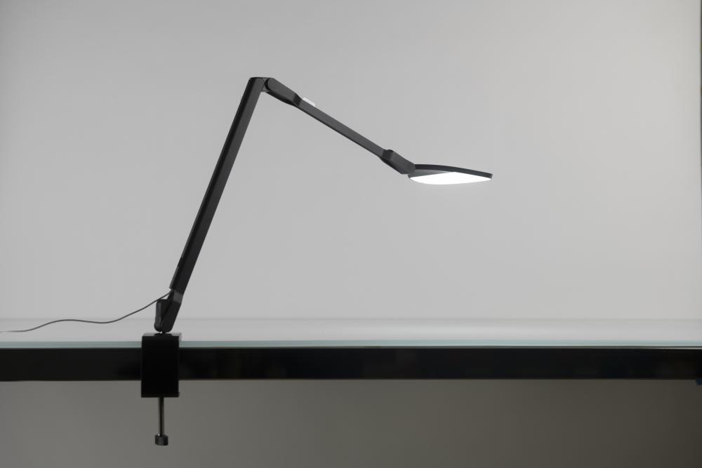 Splitty Reach (Warm Light) (Matte Black) with Desk Clamp